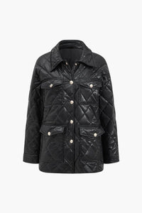 Midnight Luxe Kapitone Ceket - Phentora