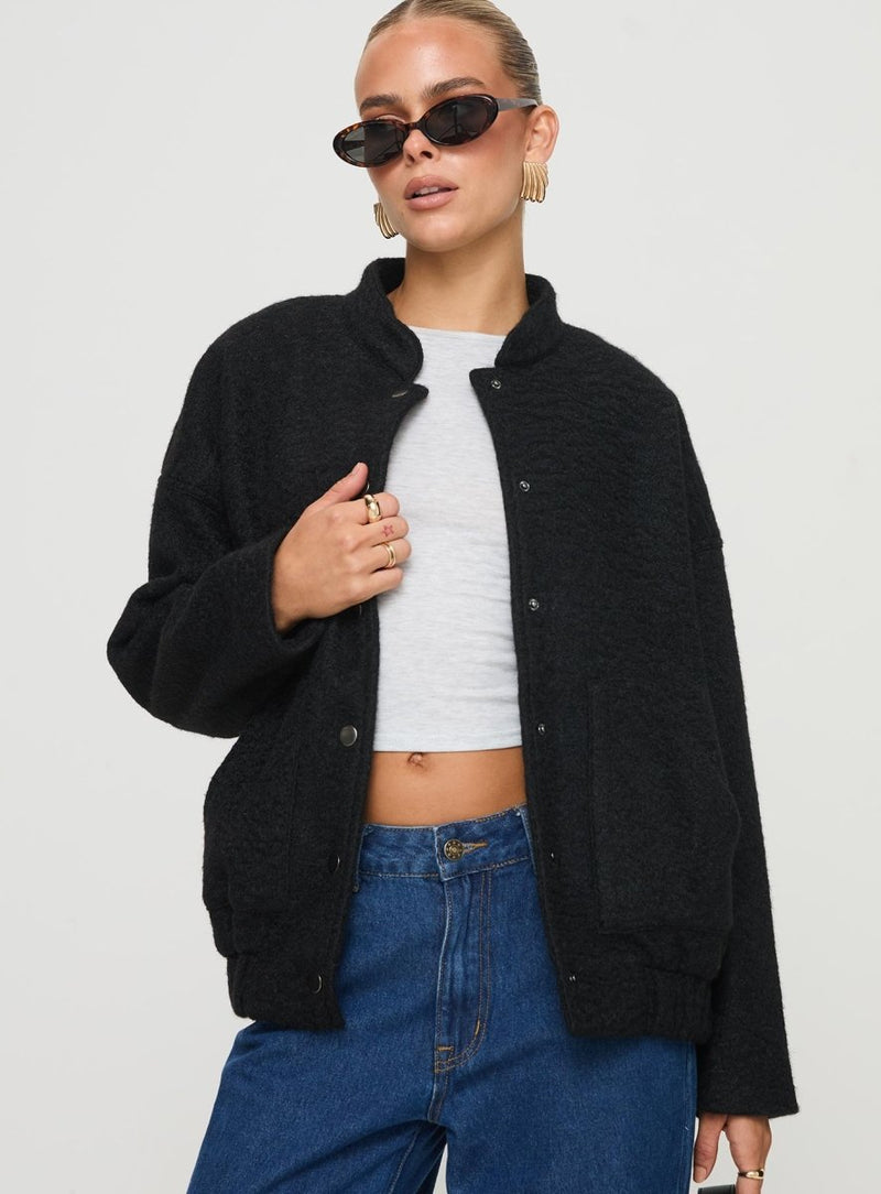 Stillar Bomber Ceket - Siyah - Phentora