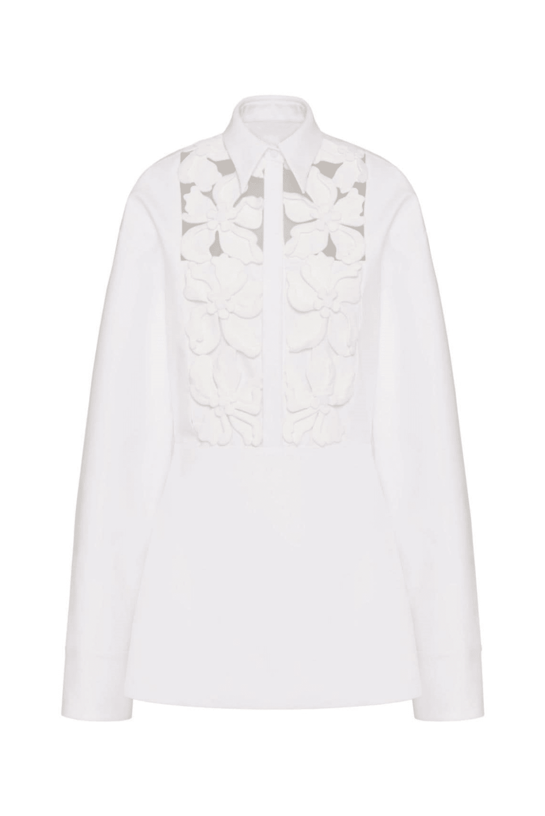 Juliete Çiçek Desenli Pencere Detaylı Uzun Sleeves Shirtdress - Phentora