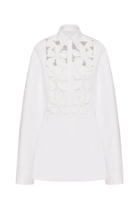 Juliete Çiçek Desenli Pencere Detaylı Uzun Sleeves Shirtdress - Phentora