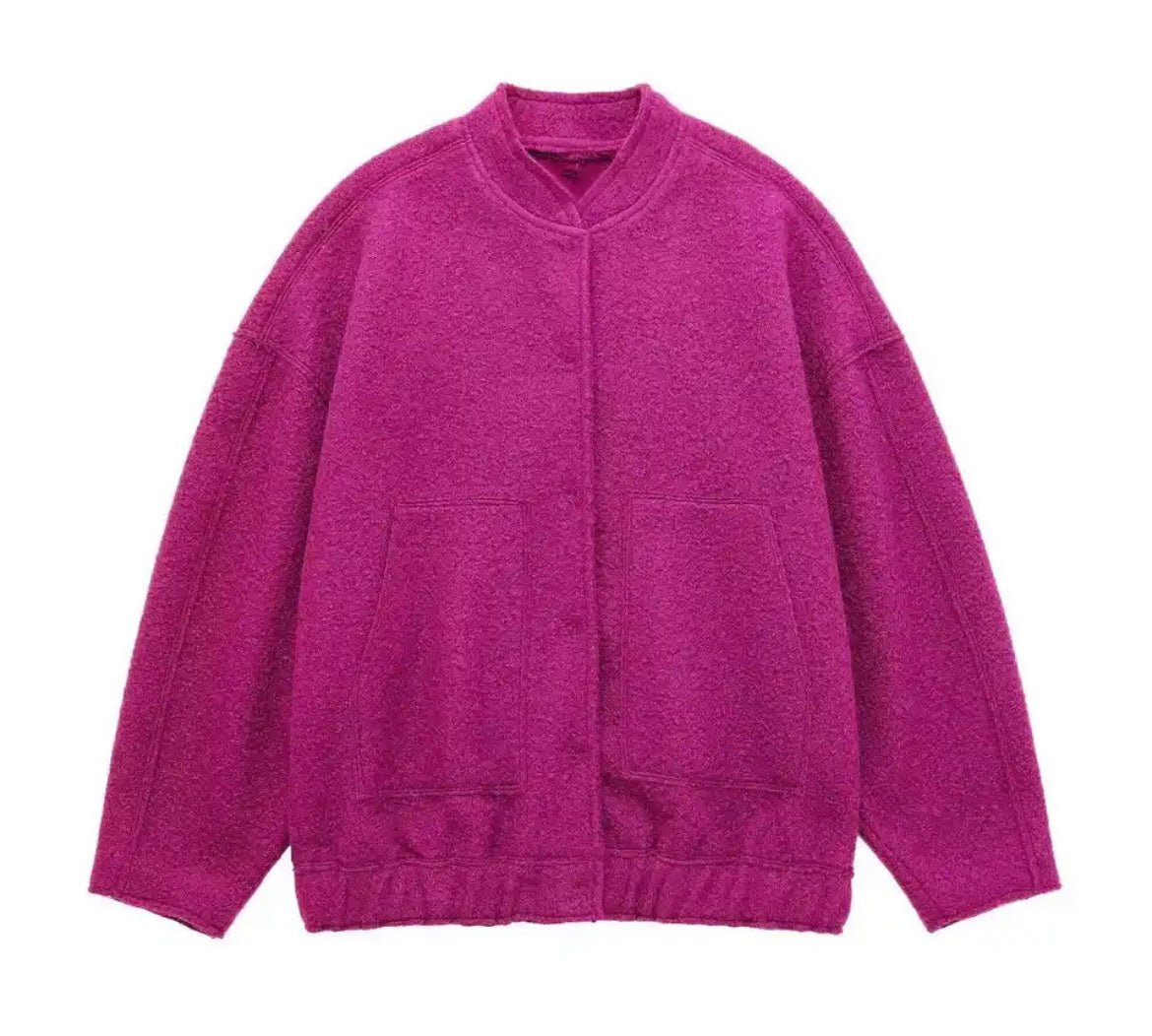 Paddington Peluş Düğmeli Ceket - Phentora