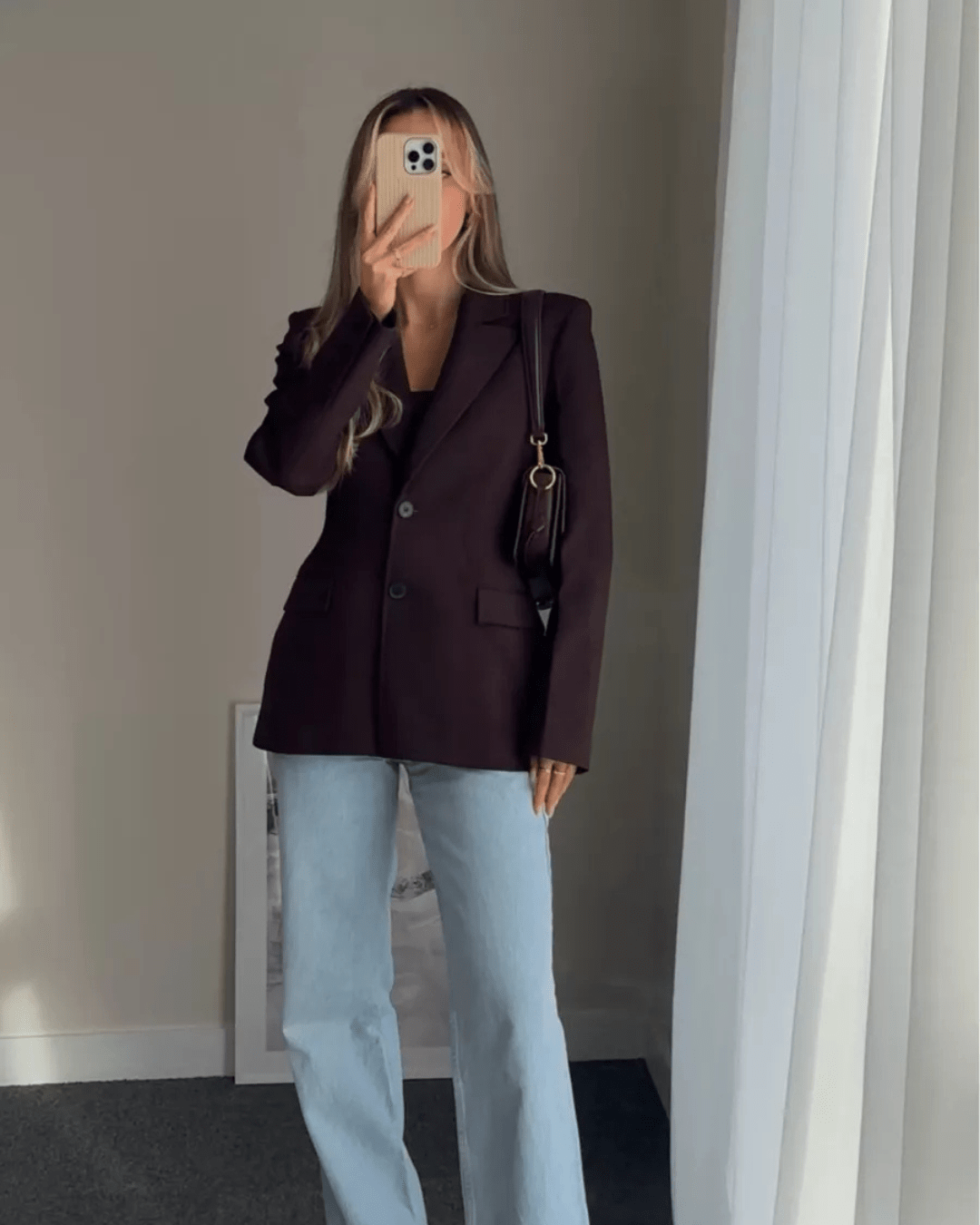 Valencia - Belden Kuşaklı Blazer Ceket - Phentora
