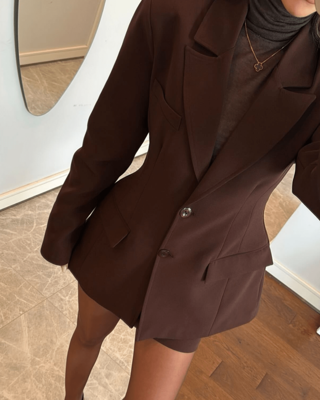 Valencia - Belden Kuşaklı Blazer Ceket - Phentora