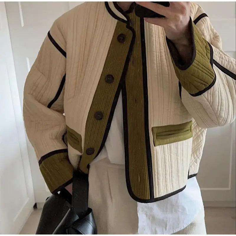 Patchwork Ceket - Phentora