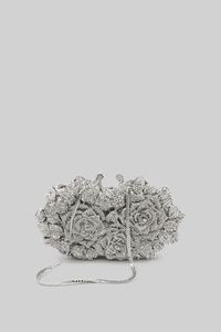 Kristal süslemeli Clutch Çanta - Phentora