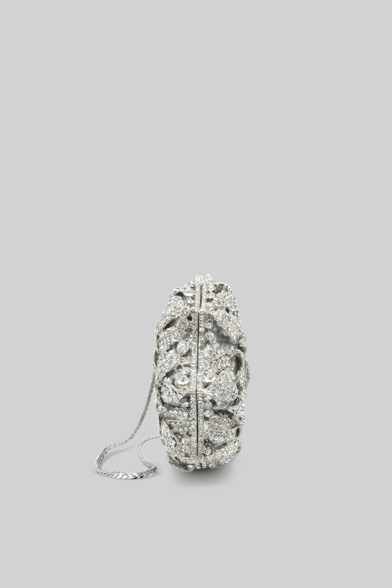Kristal süslemeli Clutch Çanta - Phentora