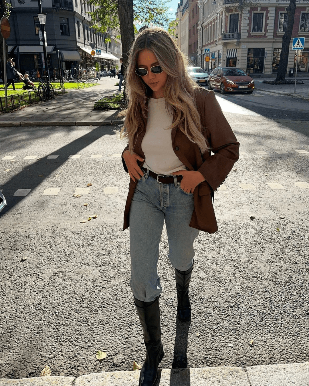 Jianna - Süet Blazer Ceket - Phentora