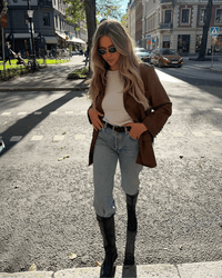 Jianna - Süet Blazer Ceket - Phentora