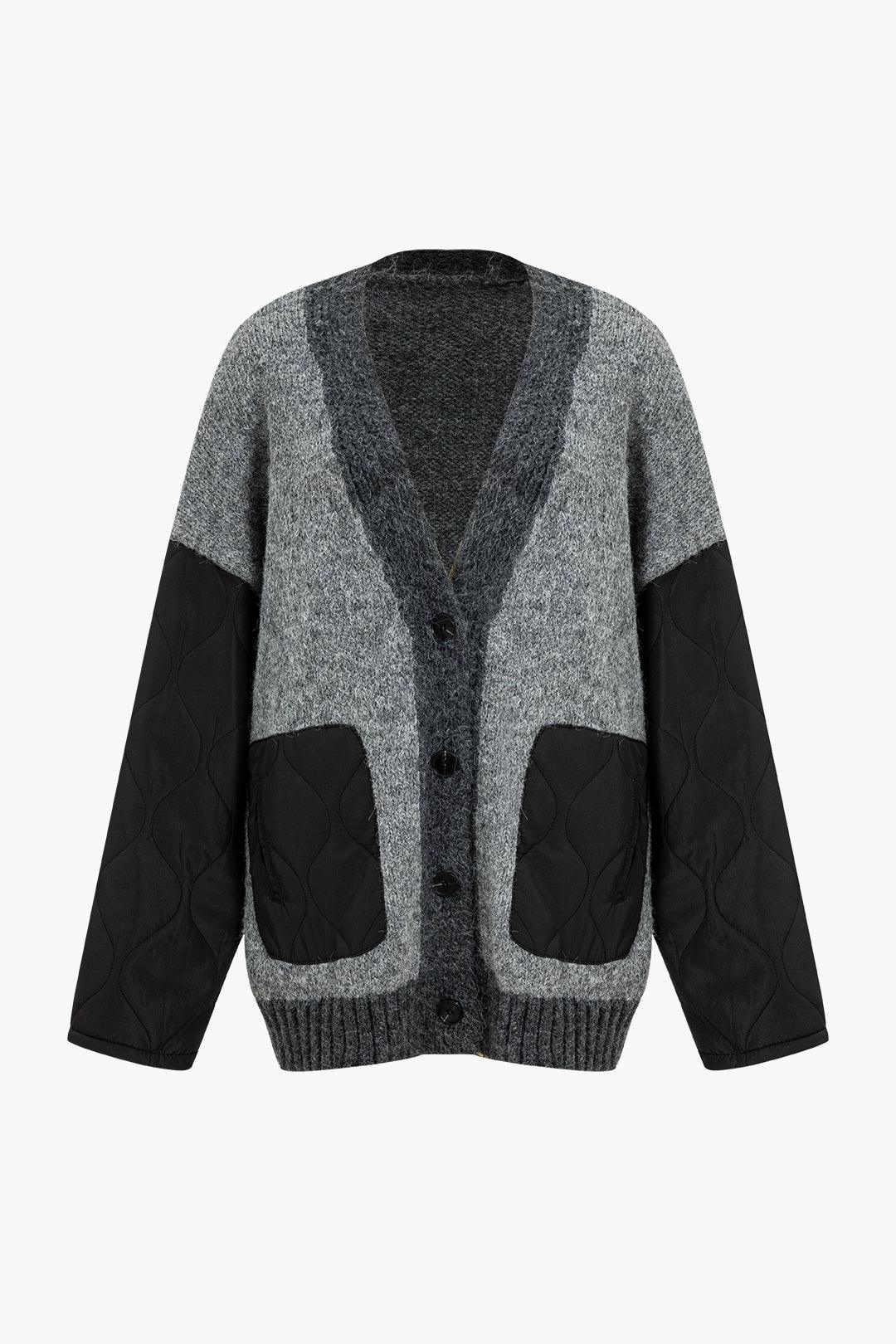 Quilted Harmony Patchwork Hırka - Phentora