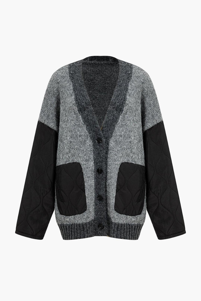 Quilted Harmony Patchwork Hırka - Phentora