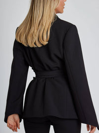 Topaz - Kuşak Detaylı Blazer Ceket - Phentora