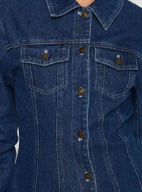 Rider Ceket - Mavi Denim - Phentora