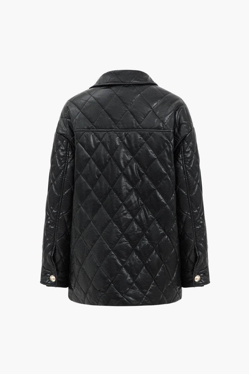Midnight Luxe Kapitone Ceket - Phentora