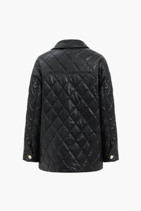 Midnight Luxe Kapitone Ceket - Phentora