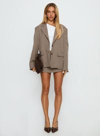 Deane Blazer - Kahverengi Ekose - Phentora