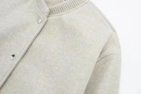 Minimalist Varsity Tarzı Bomber Ceket - Phentora