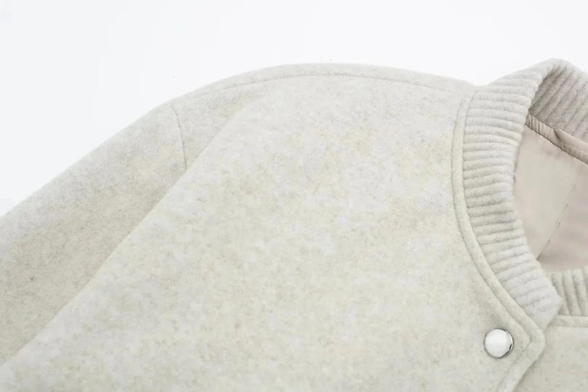 Minimalist Varsity Tarzı Bomber Ceket - Phentora