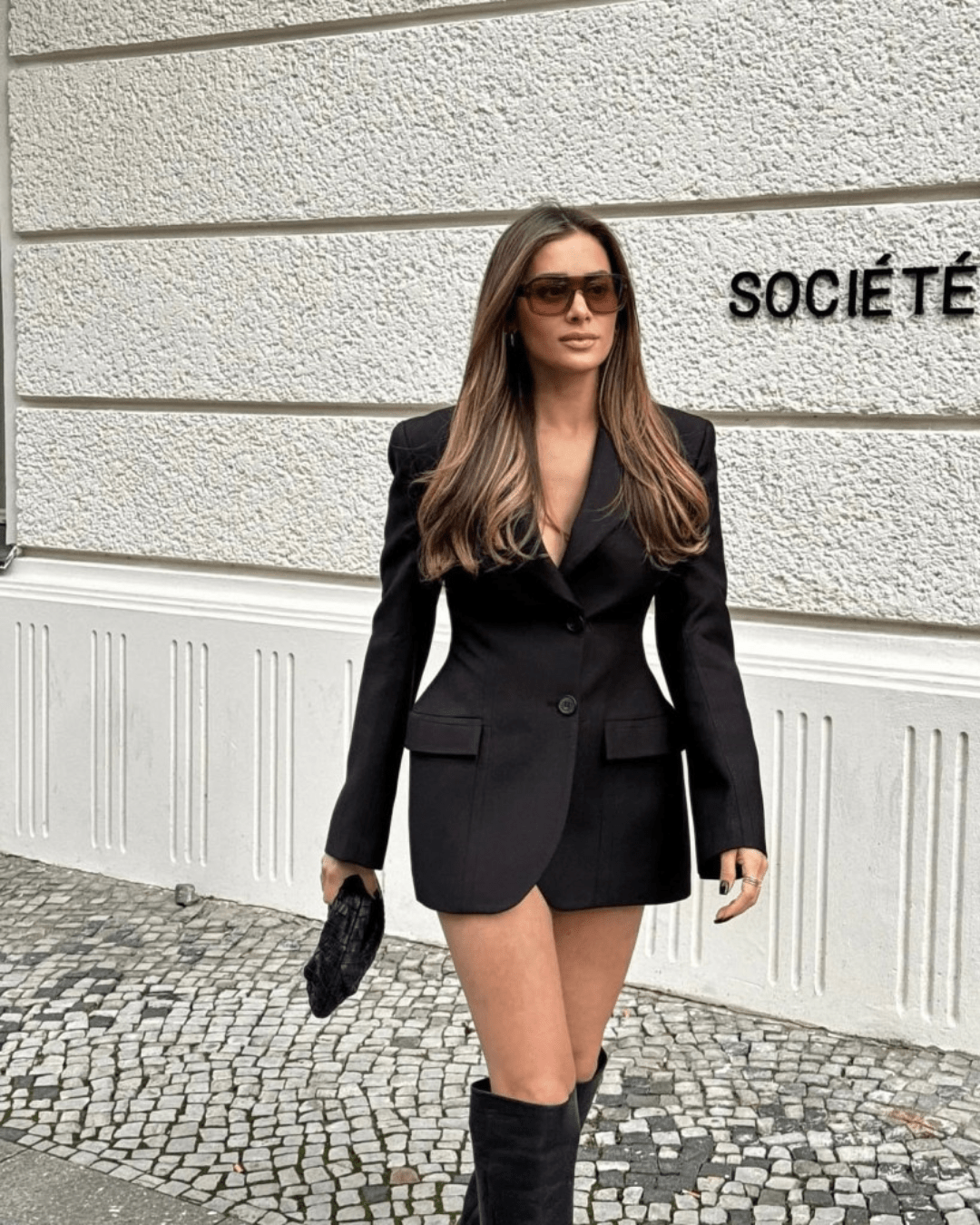 Valencia - Belden Kuşaklı Blazer Ceket - Phentora
