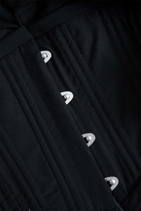Düğmeli Notched Yaka Blazer - Phentora