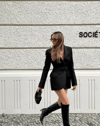 Valencia - Belden Kuşaklı Blazer Ceket - Phentora