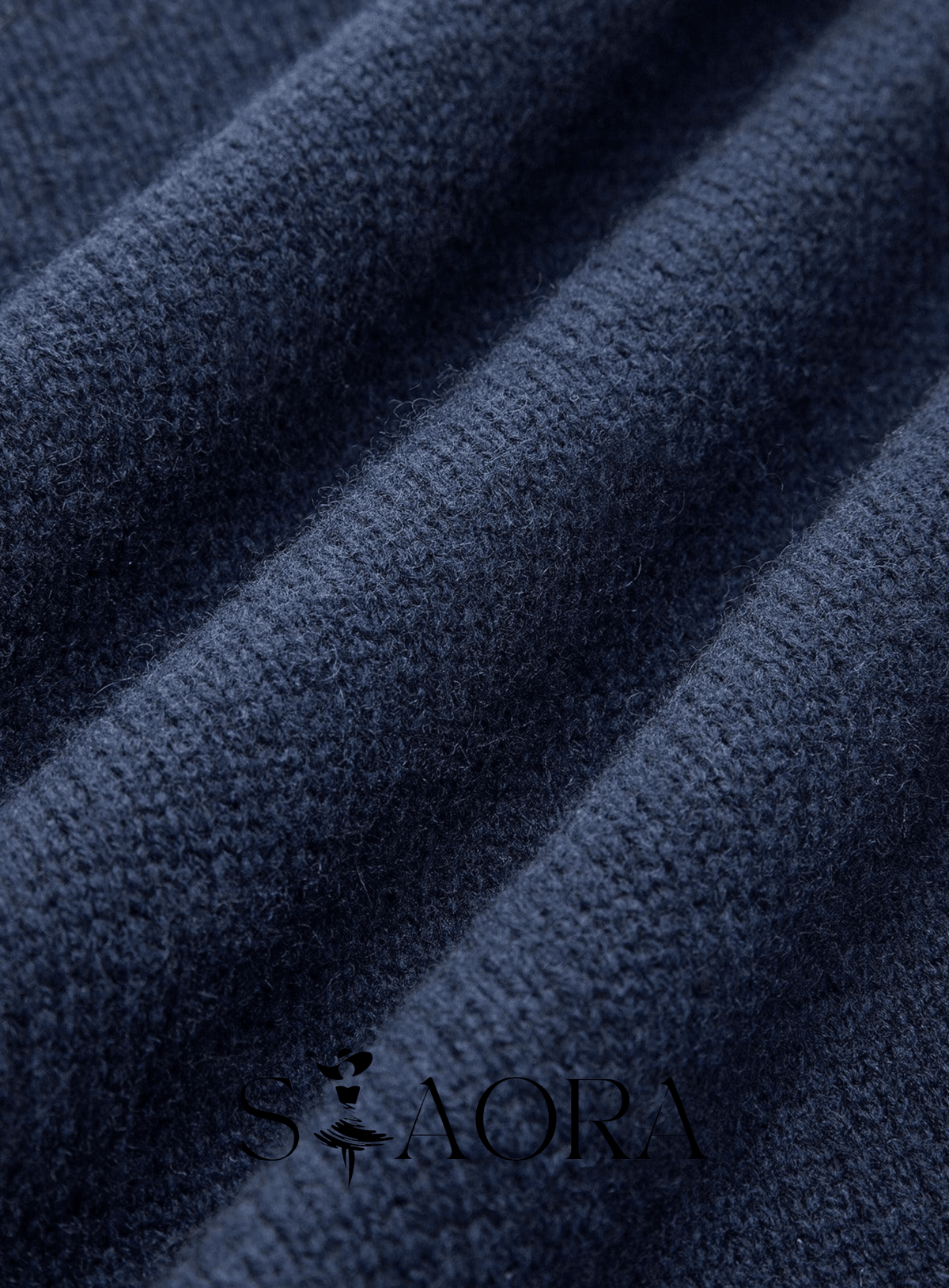 Denim Detaylı Triko Kazak - Phentora