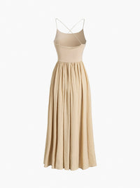 Open Back Midi Tank Elbise - Phentora