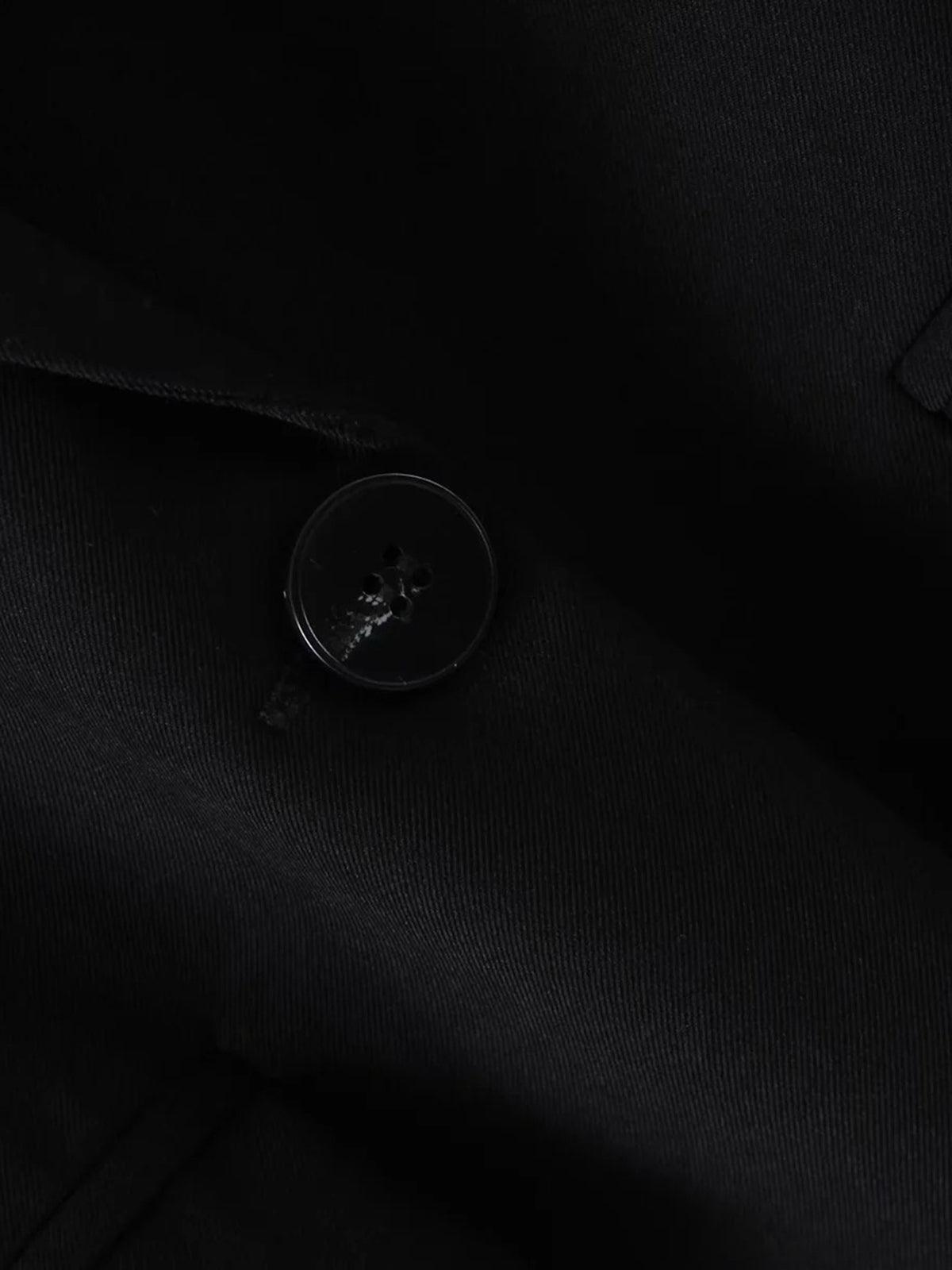 Siyah Klasik Bol Kesim Blazer Ceket - Phentora