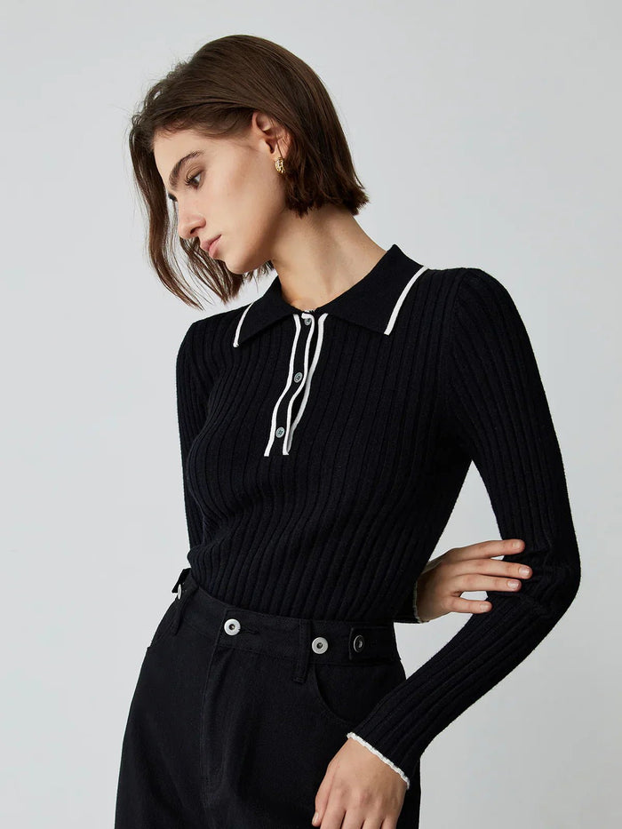 Oldmoney Polo Örgü Kazak - Phentora