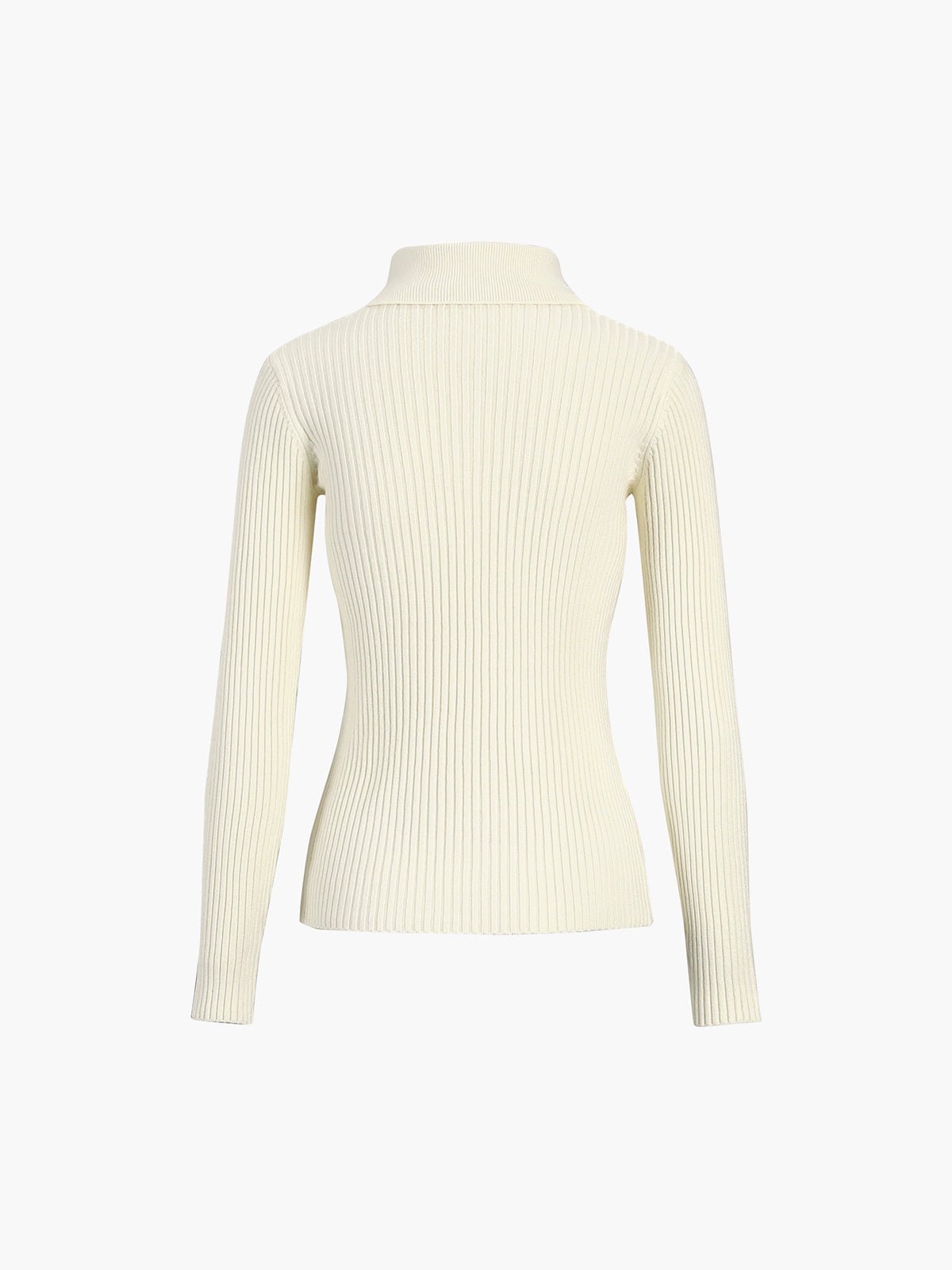 Vanilla Polo Uzun Kollu Örgü Üst Kazak - Phentora