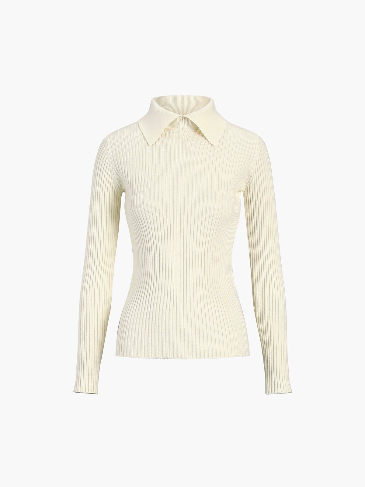Vanilla Polo Uzun Kollu Örgü Üst Kazak - Phentora