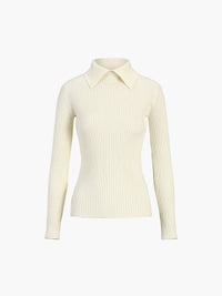 Vanilla Polo Uzun Kollu Örgü Üst Kazak - Phentora