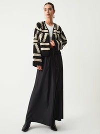Geometrik Desenli Kimono Hırka - Phentora