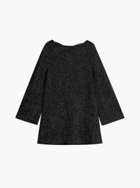 Sequins Kadife Bowknot Mini Elbise - Phentora