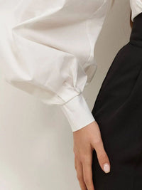 Asymmetrical Omuzları Açık Bluz - Phentora