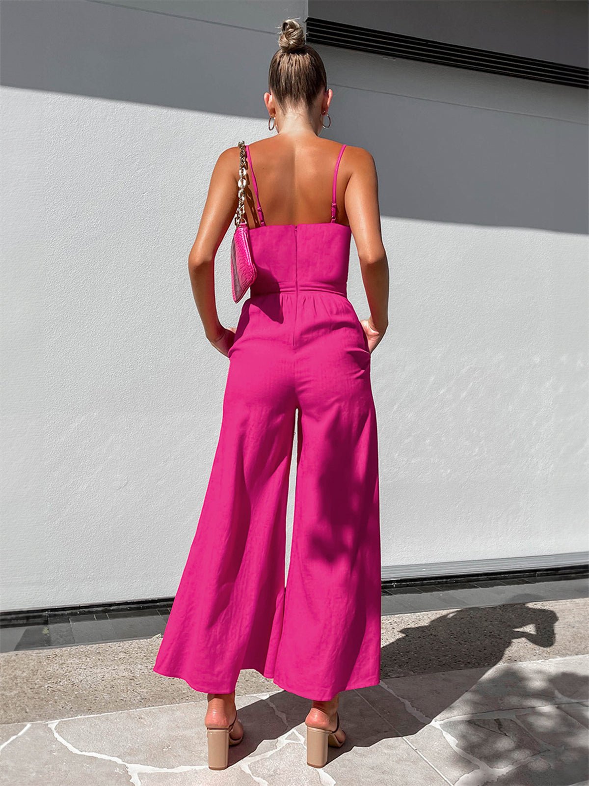 Pamuklu Twist Detaylı Tulum - Phentora