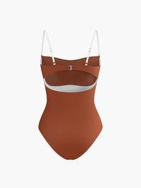 Contrast Removable Pads Pencere Detaylı One Piece Mayo - Phentora