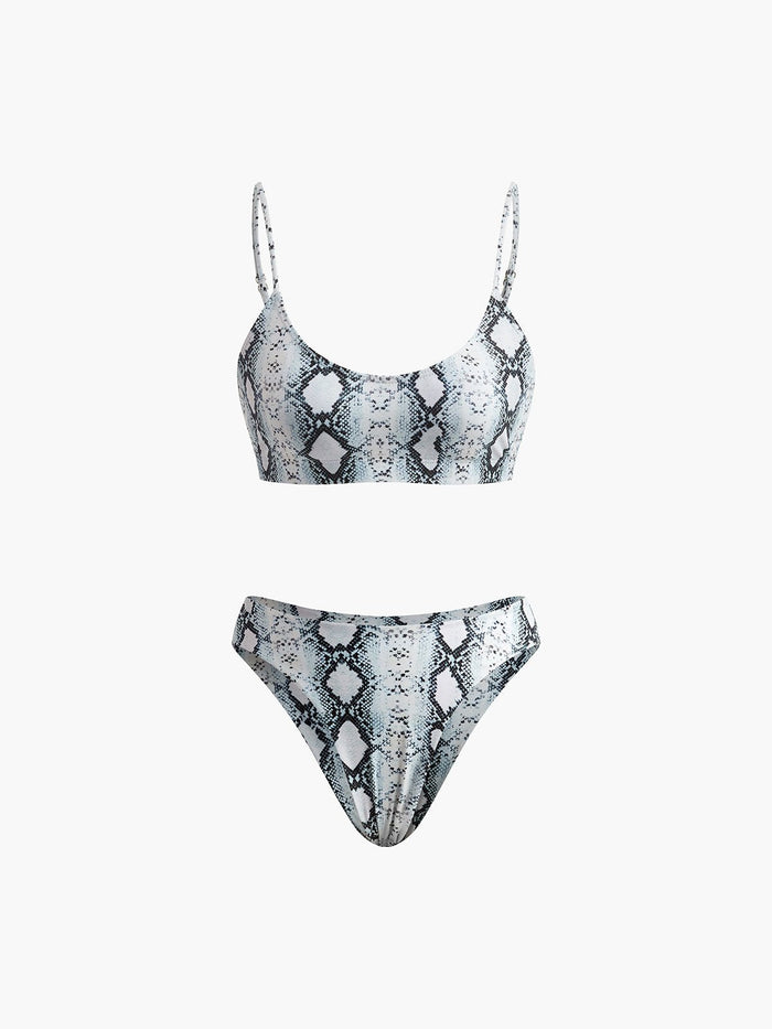 Baskı Askılı Bikini Takımı - Phentora