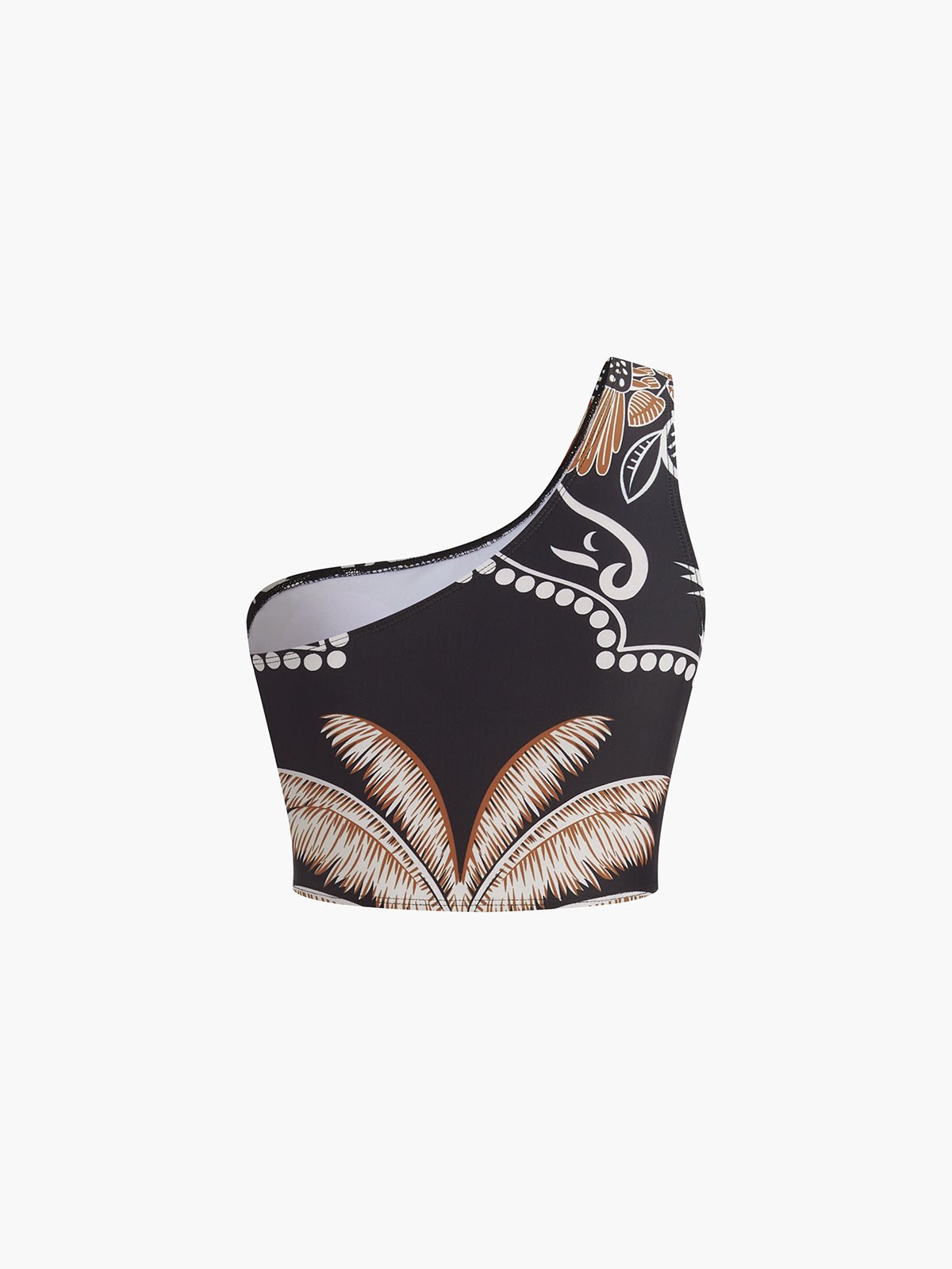 Baskılı Tek Omuz Bikini Takımı - Phentora
