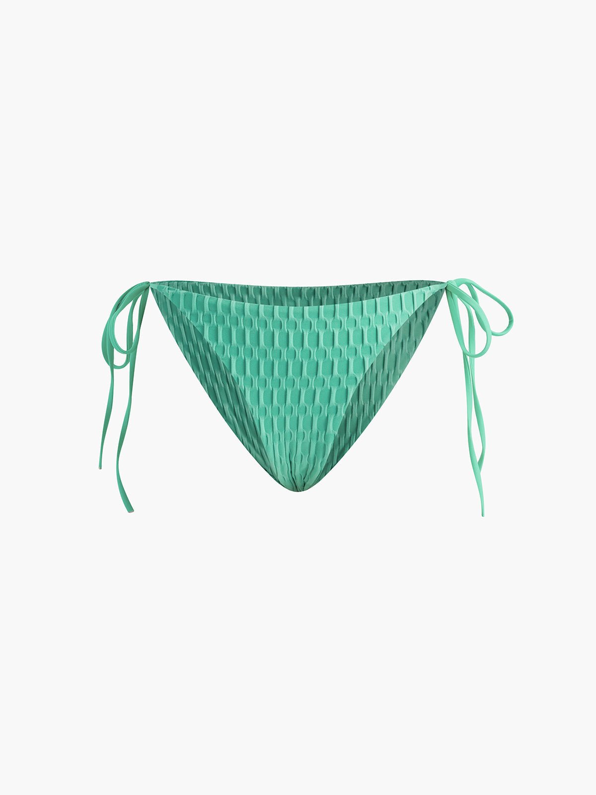 Düz Boyundan Bağlamalı Düğümlü Bikini Takımı - Phentora