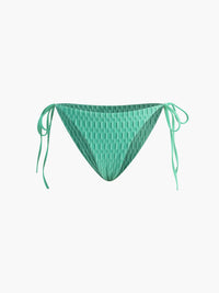 Düz Boyundan Bağlamalı Düğümlü Bikini Takımı - Phentora