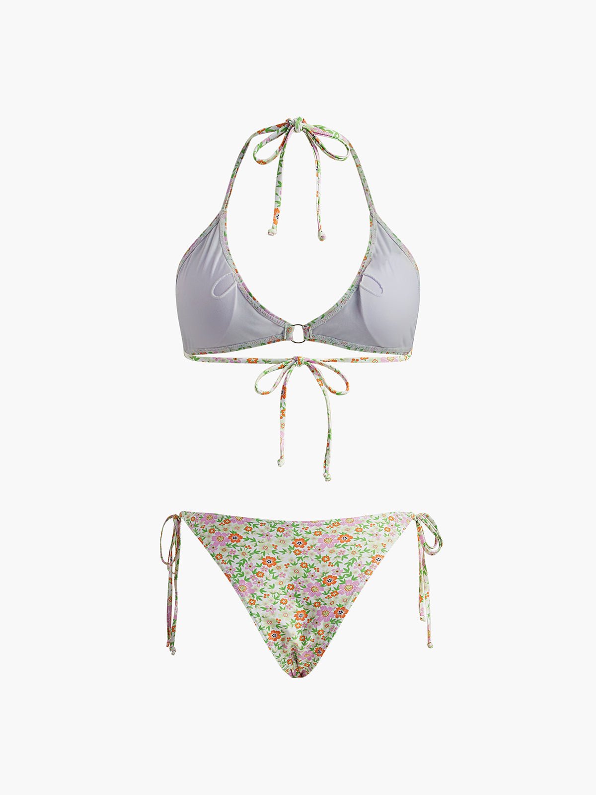 Ditsy Çiçekli Ayarlanabilir Bikini Seti - Phentora