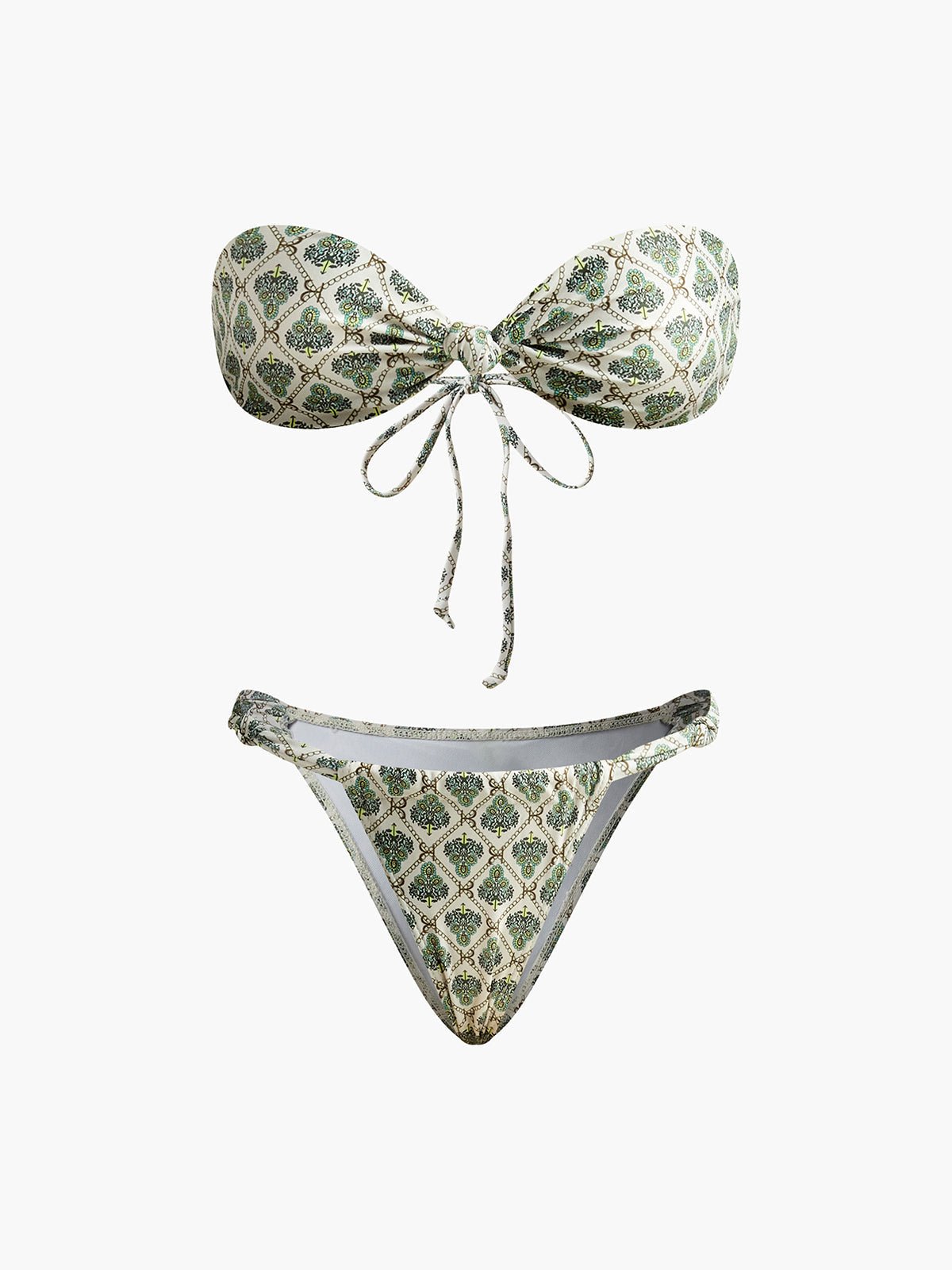 Baskılı Straplez Bikini Takımı - Phentora