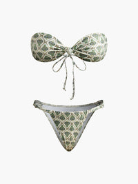 Baskılı Straplez Bikini Takımı - Phentora