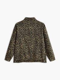 Leopar Desenli Essence Oversize Ceket - Phentora