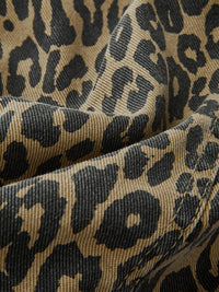 Leopar Desenli Essence Oversize Ceket - Phentora