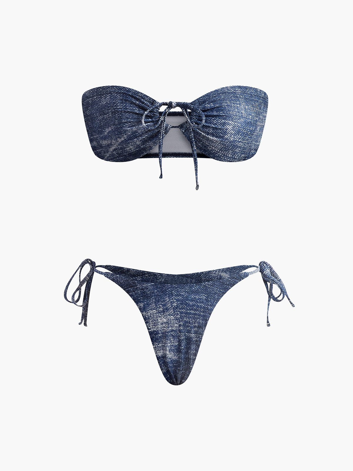 Vintage Straplez Bikini Takımı - Phentora