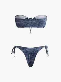 Vintage Straplez Bikini Takımı - Phentora