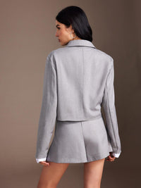 Zarif Gri Blazer - Phentora