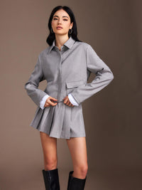 Zarif Gri Blazer - Phentora