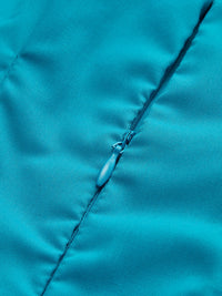 V Yaka Pileli Bell - Sleeve Elbise - Phentora